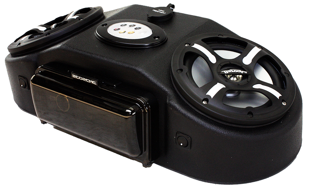 2 Speaker Stereo System With AM FM Bluetooth CD Player With Sirius XM