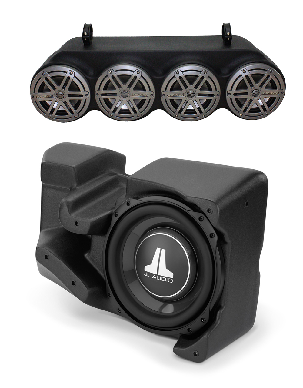 RZWAKE4JLS Polaris RZR 4 Speaker Bluetooth Amplified Wake Tower System