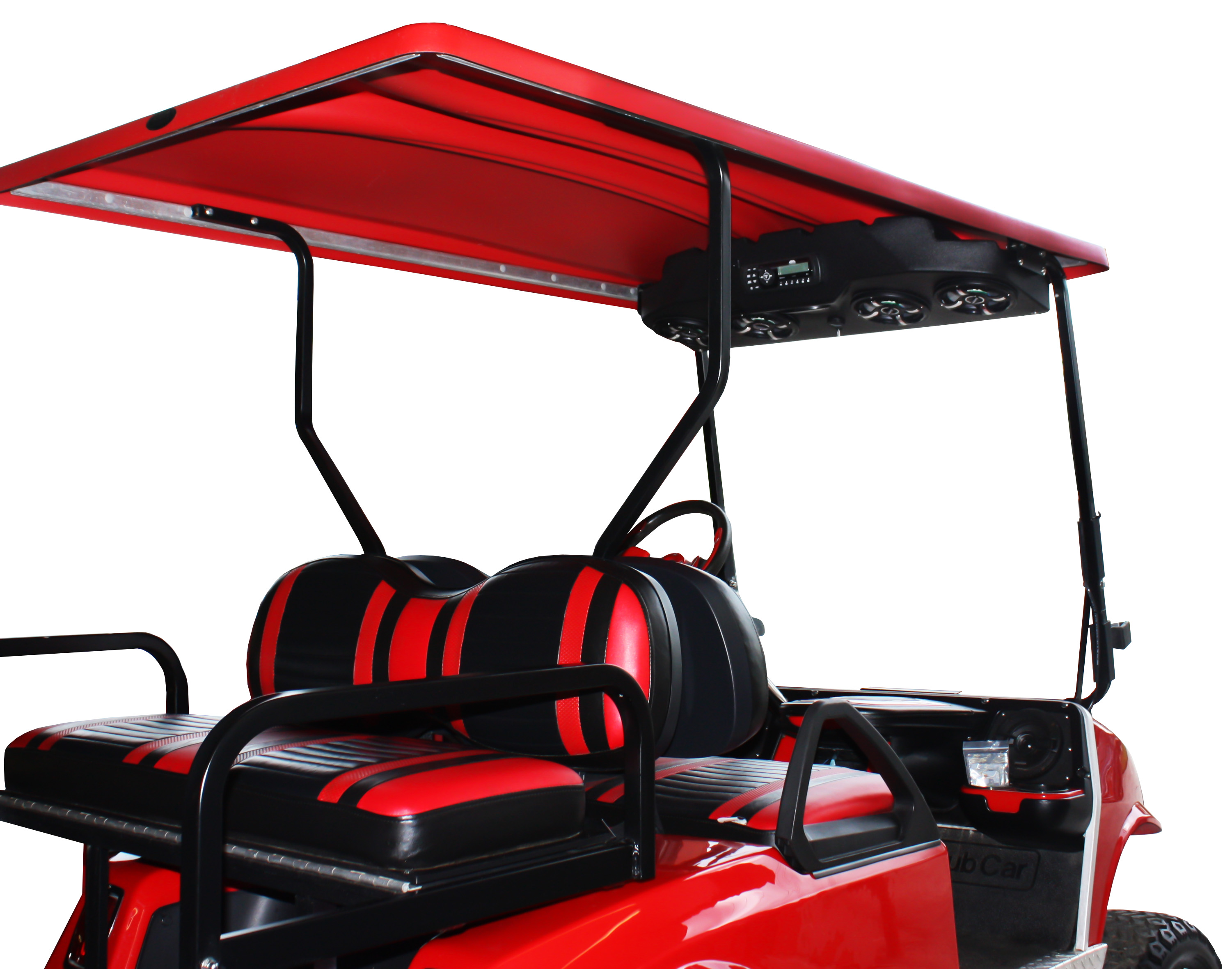 <p>Completely customized golf cart with a CCP504CLED</p> - Taylor