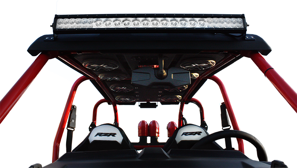 <p>RZR 1000-4 Highlifter with complete JL Audio roof and lightbar</p> - Taylor