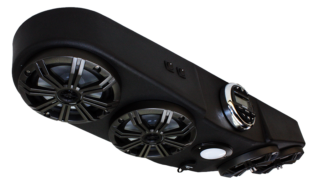 (4) 6.5" Kicker Speakers, Kicker Bluetooth Media Center w/ USB & AM/FM