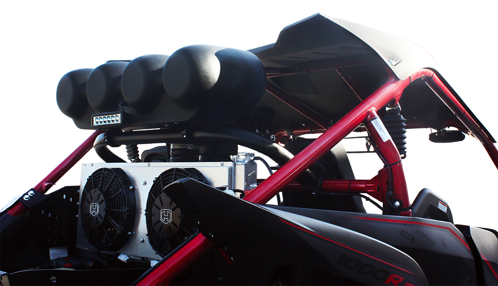 <p>rear view of Yamaha YXZ with the WAKE465BZLED</p> - Taylor