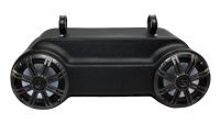 (2) Front Facing (2) Rear Facing Kicker LED RGB Speakers, JL Audio Bluetooth Receiver Wake Tower Media Console