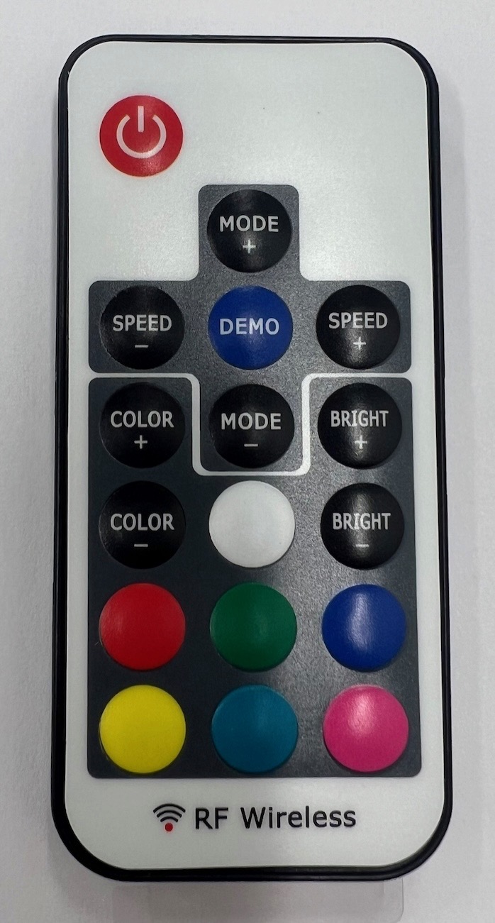 RGB-LED Speaker remote 